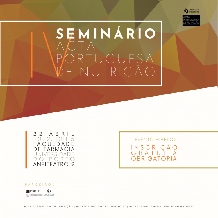 4º Seminário Acta Portuguesa de Nutrição