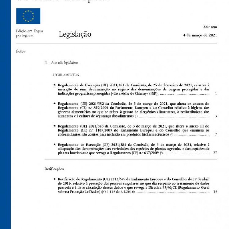Publicação | Jornal Oficial da União Europeia
