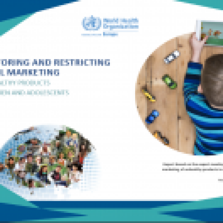 Lançamento de Novo Relatório da OMS| Monitoring and restricting digital marketing of unhealthy products to children and adolescent