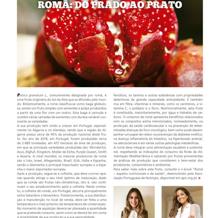 Romã: do prado ao prato