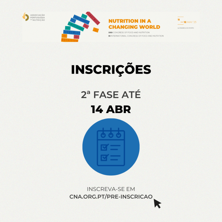 Novo prazo de inscrições XXII CNA