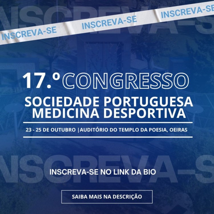 17.º Congresso Nacional de Medicina Desportiva