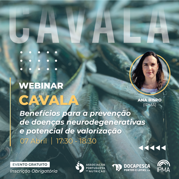 Webinar | Cavala: benefícios para a prevenção de doenças neurodegenerativas e seu potencial de valorização