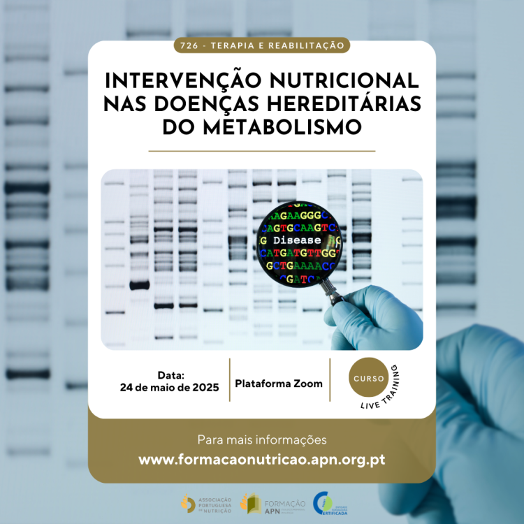 Curso Intervenção Nutricional nas Doenças Hereditárias do Metabolismo