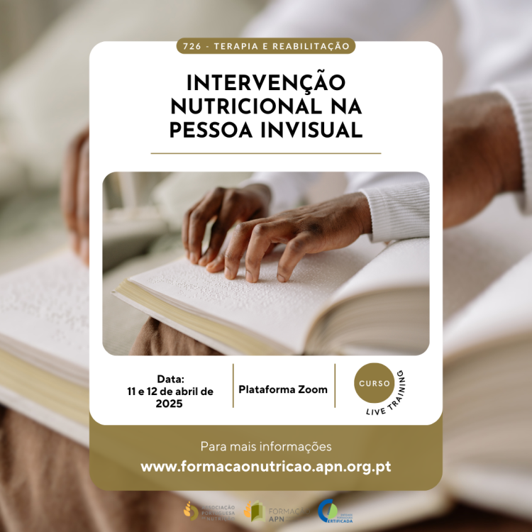 Curso Intervenção Nutricional na Pessoa Invisual