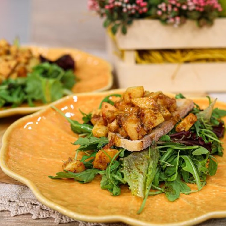 Queijo da ilha Graciosa com Pólen de Flores e Marmelos