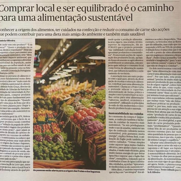 Comprar local e ser equilibrado é o caminho para uma alimentação sustentável