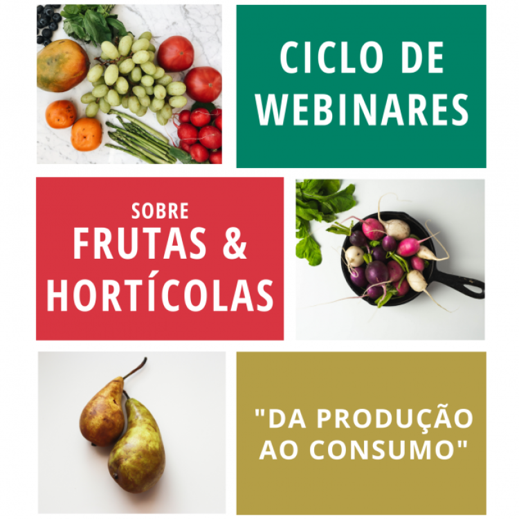 Ciclo de Webinares | Frutas e Hortícolas: da Produção ao Consumo