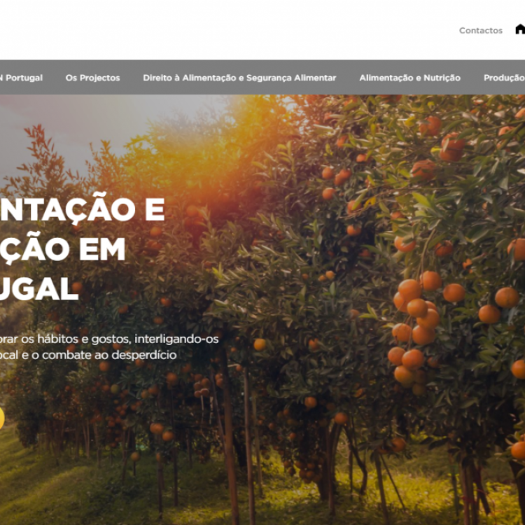 Lançamento | Website - Aliança contra a Fome e a Má-Nutrição Portugal