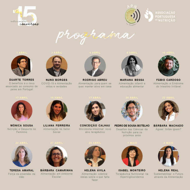 Programa | #15nutricionistas#15conversas
